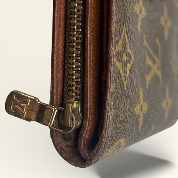 Louis Vuitton Gold and Brown Monogram Bifold Wallet w/ COA - Picture 10 of 16